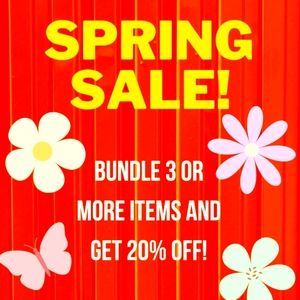 BUNDLE 3 ITEMS GET 20% OFF